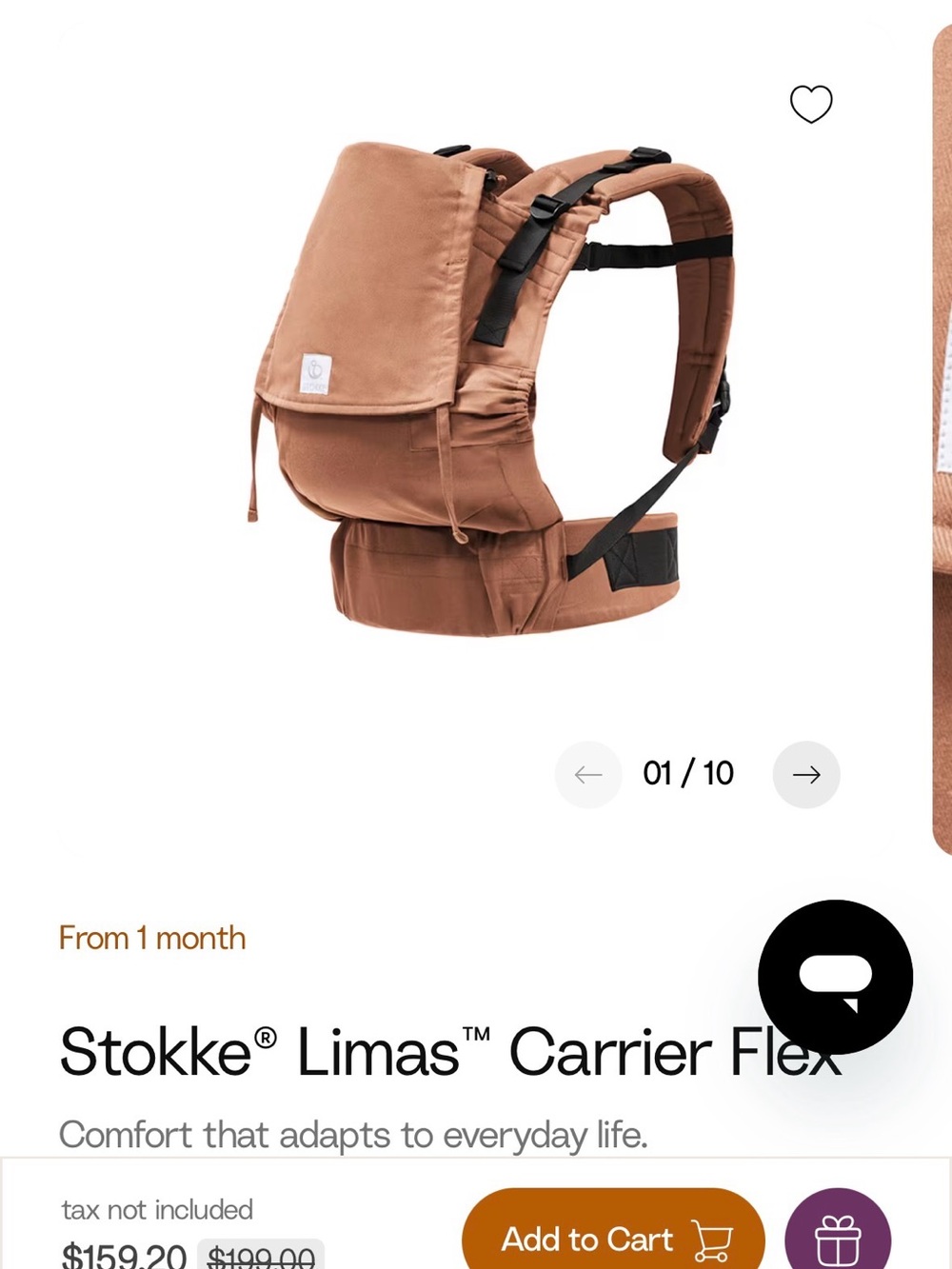 Stokke Limas Carrier Flex - Tan